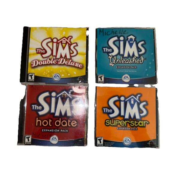 The Sims Double Deluxe Bonus Disc & Expansion Lot House Party Hot Date Superstar - Picture 2 of 13